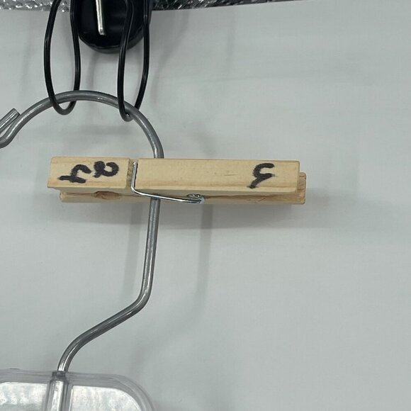 Elan Top Women's M Tan White Stripe Cross Over‎ Tie Front Roll Tab Sleeve Breezy - Picture 10 of 10